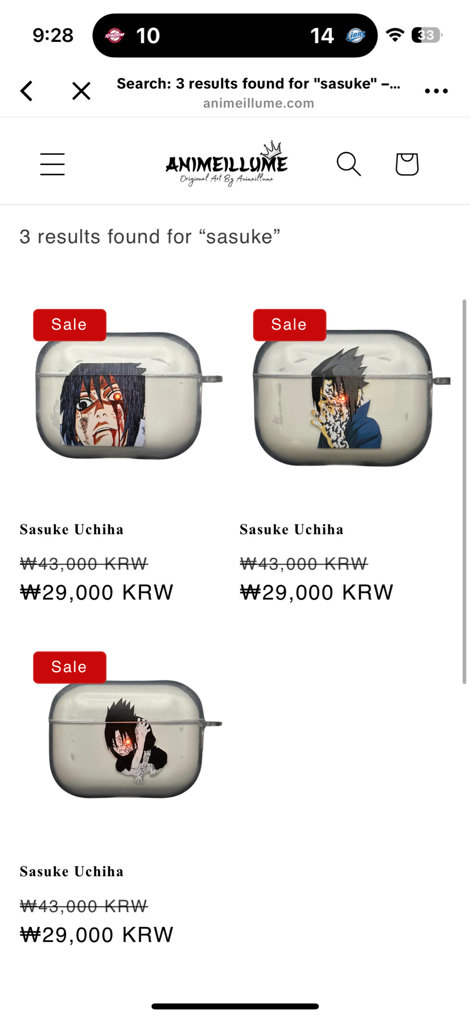 나루토 에어팟 케이스