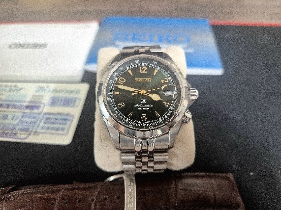 세이코 알피니스트 SPB121 녹판 오토메틱