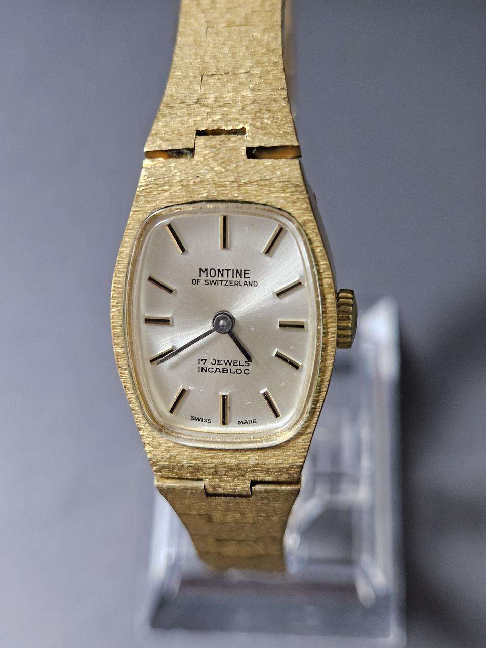 Montine 올금장 여성용 수동태엽 시계/SWISS