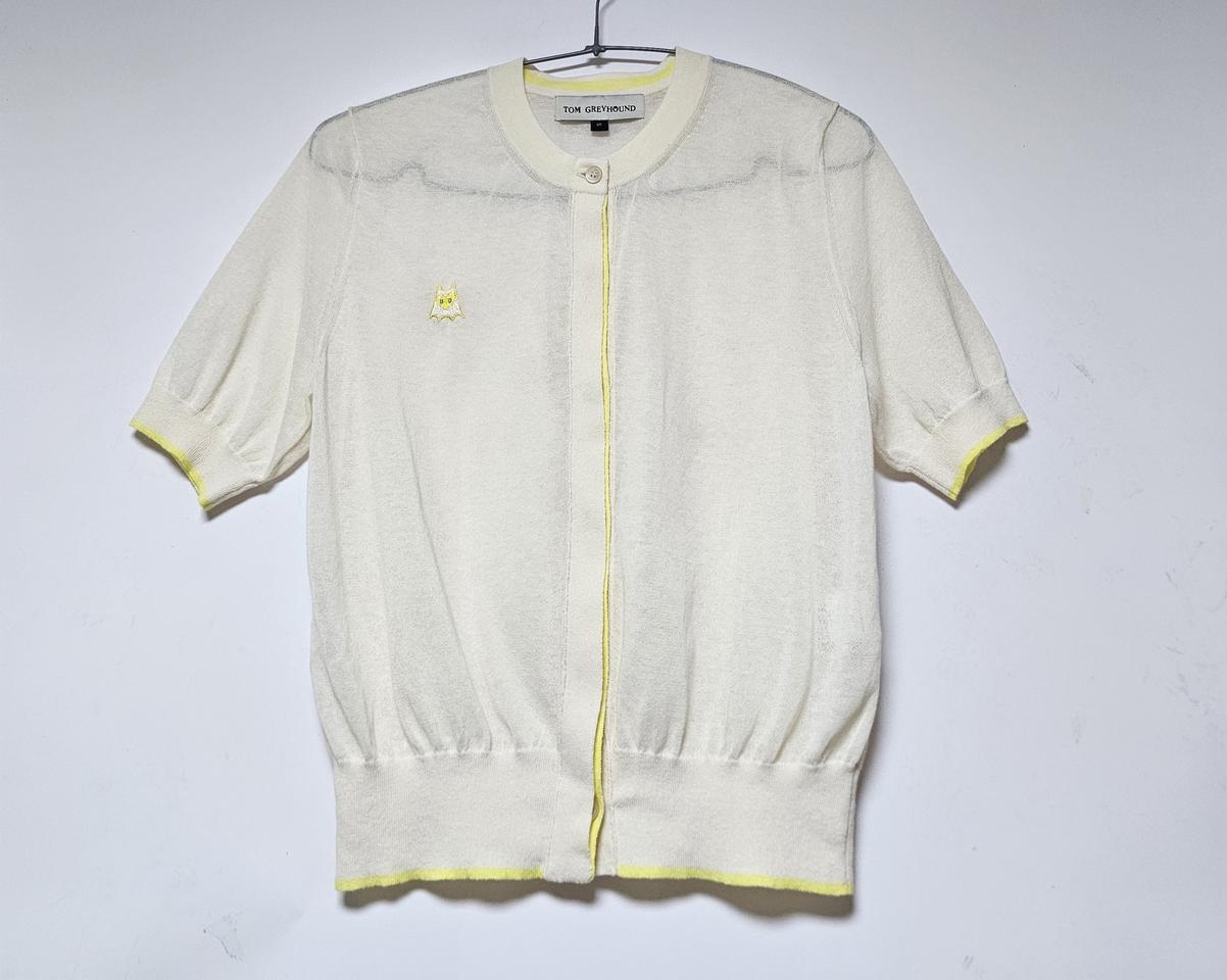 톰 그레이하운드 반팔 가디건