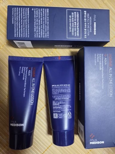 폴메디슨 옴므 아쿠아 올인원 남성로션100미리2개