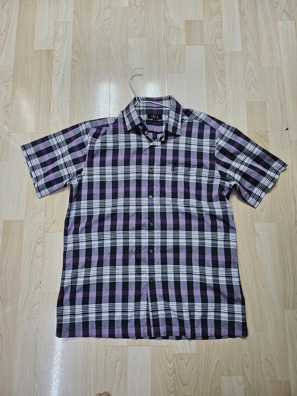 닥스 체크 셔츠 100