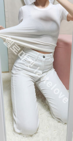 막.할) 와이드 코튼 팬츠 S/White (착샷O)