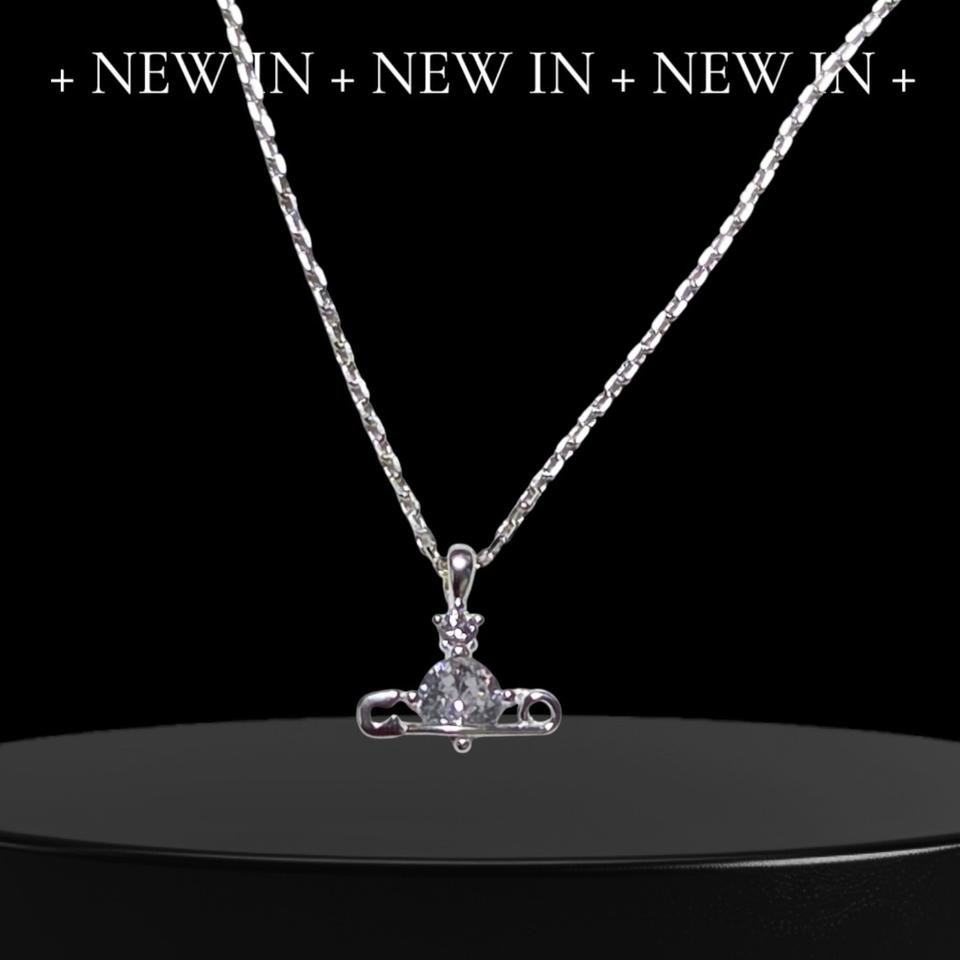 S925순은 비비안목걸이 큐빅 원포인트 행성목걸이 데일리핫템 무배