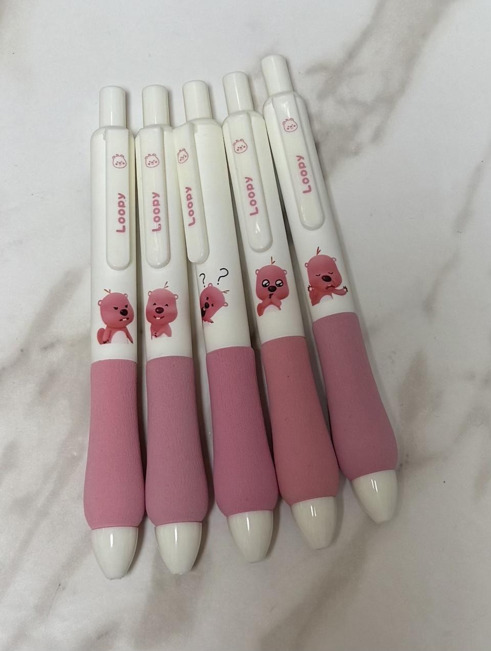 루피 볼펜 5개