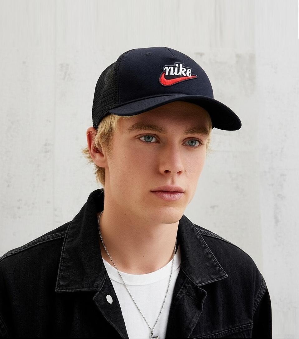 NIKE 나이키 패치 검빨 클래식 스우시 볼캡 트러커 모자 메쉬캡 스냅백