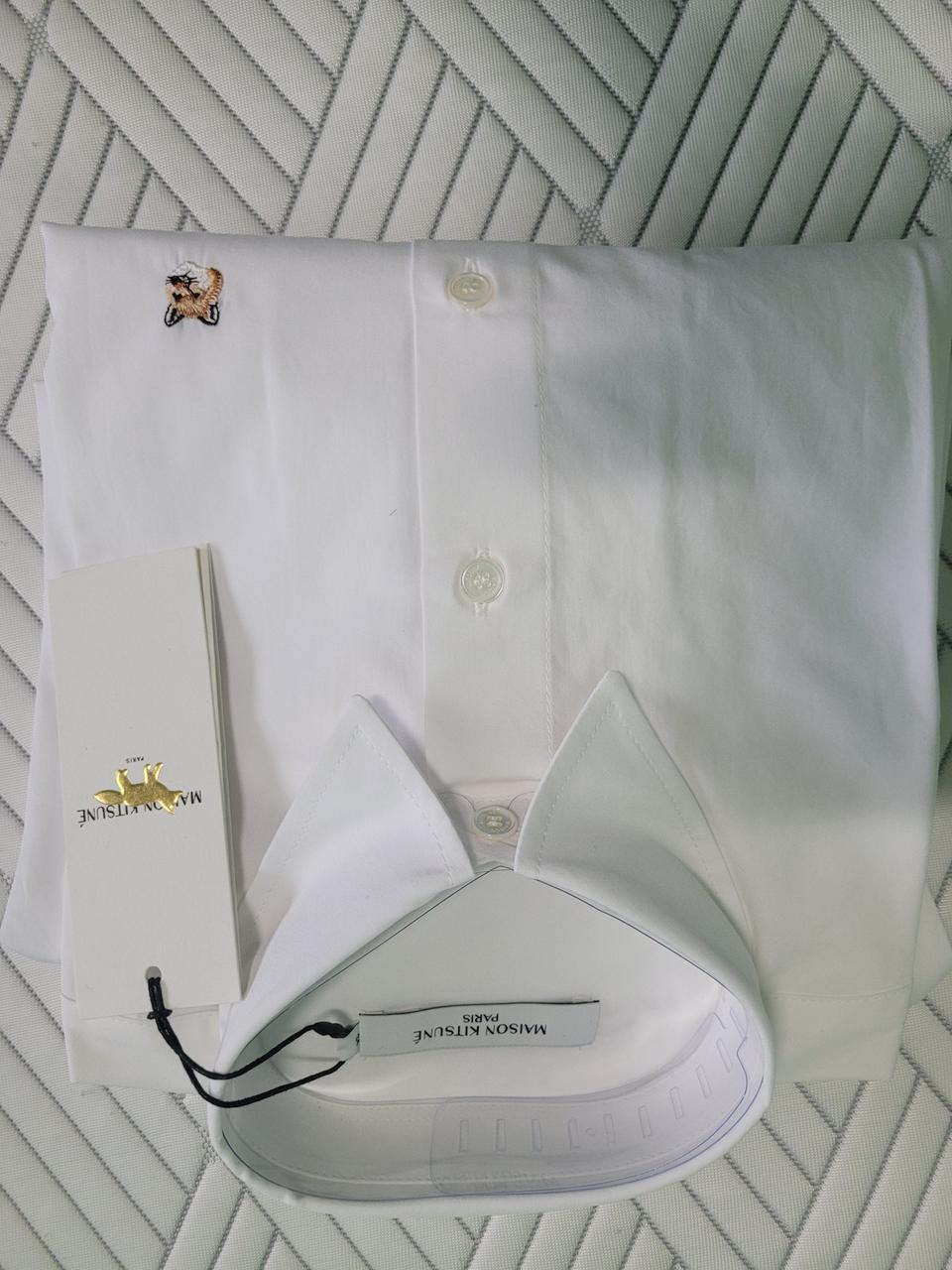 메종키츠네 셔츠 가슴반품50