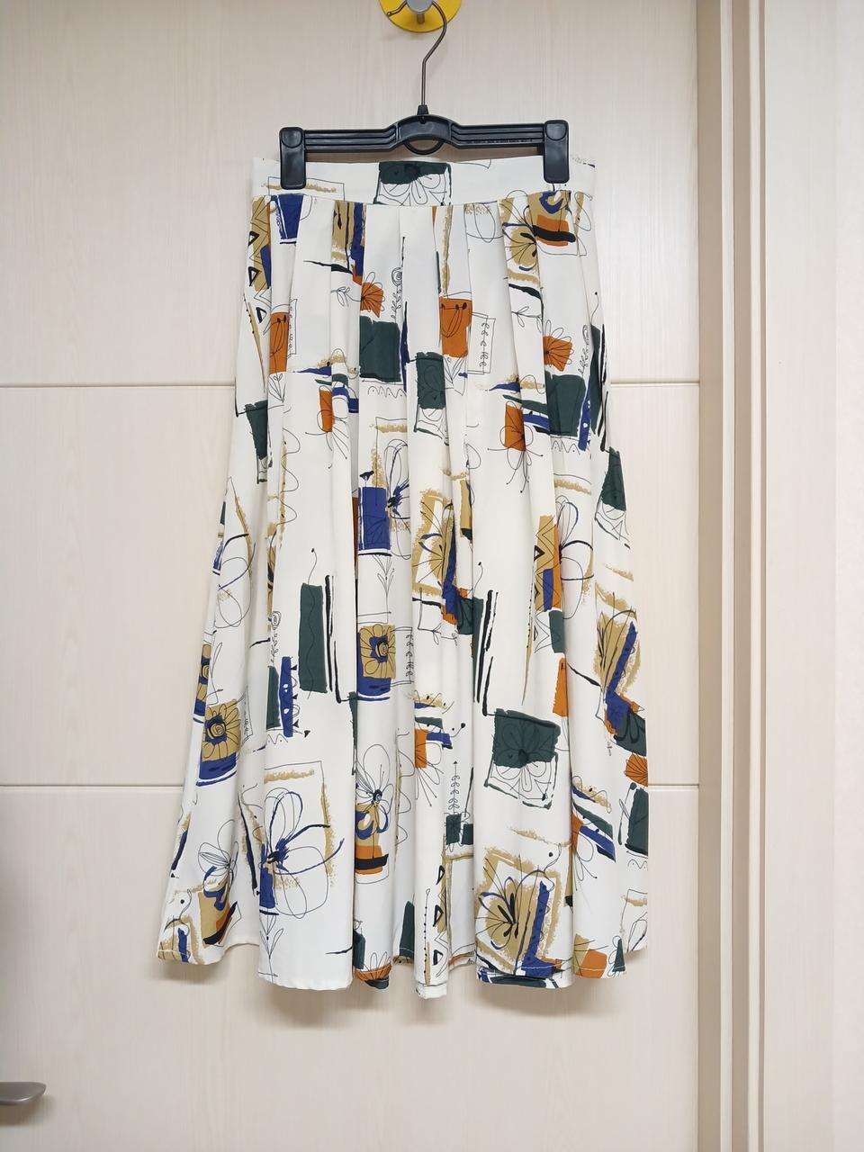 2회착용) 살랑살랑 여름 플레어 스커트