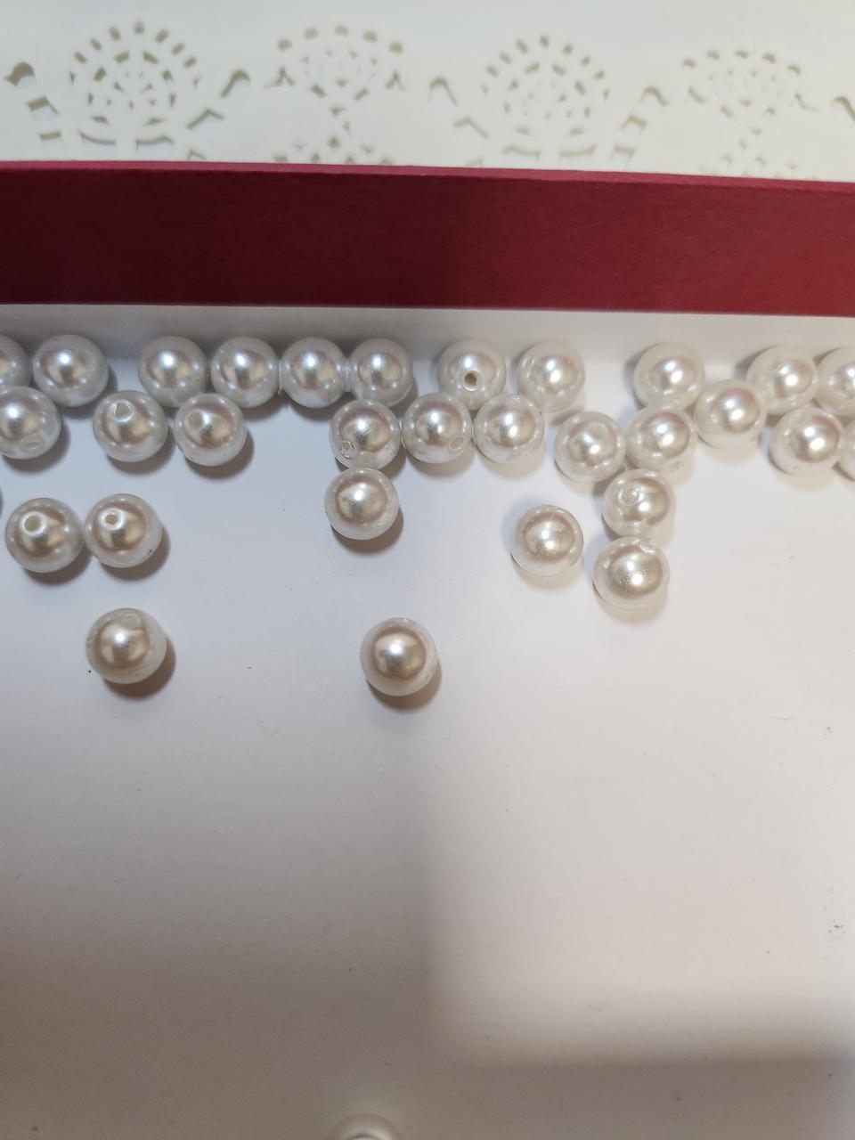 플라스틱진주알 8파이 50개씩