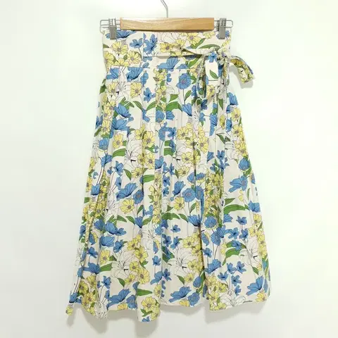 예봄 양품 생활한복 플리츠 허리치마 F 화이트_M0289