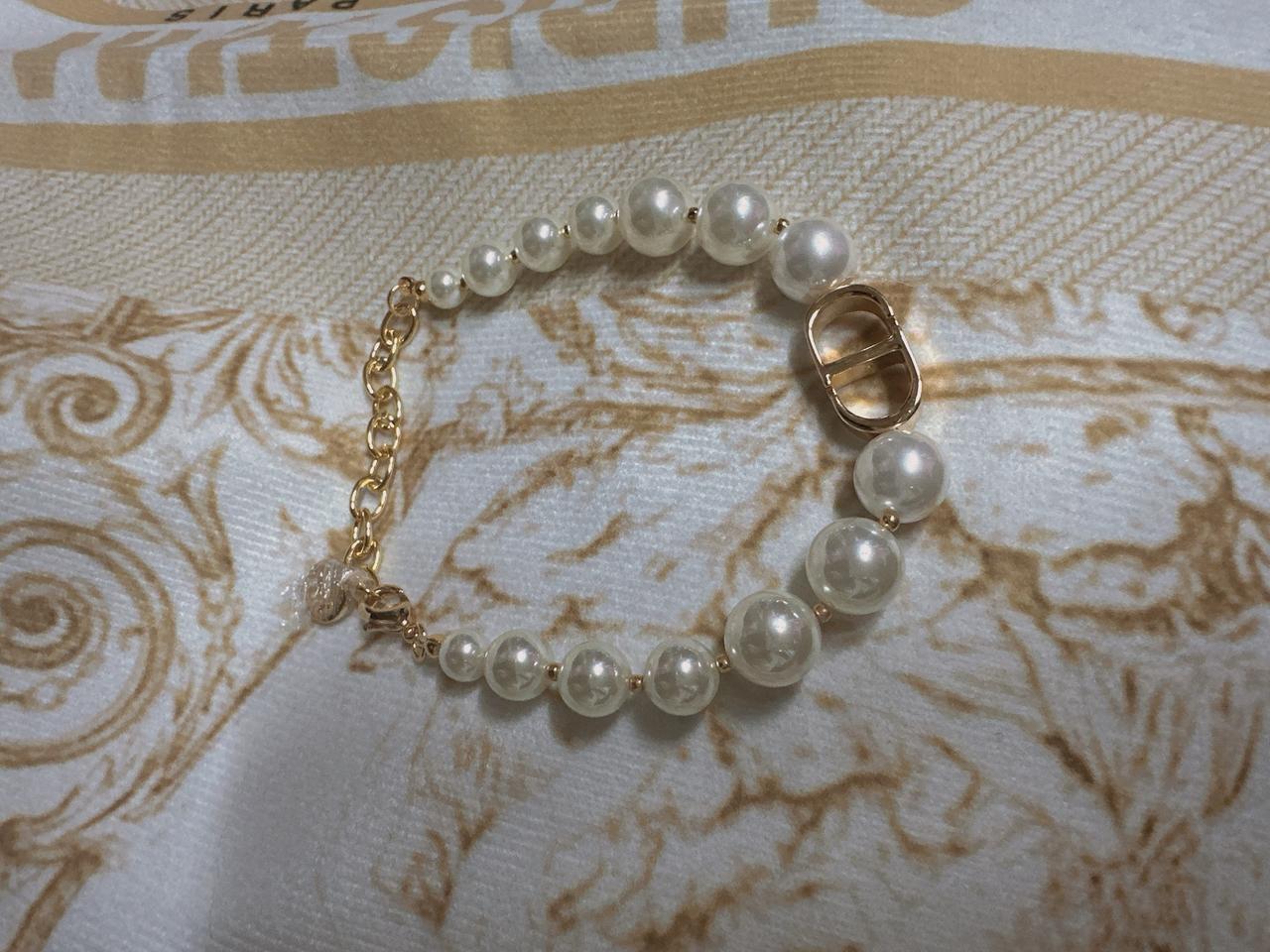 디올 진주 팔찌