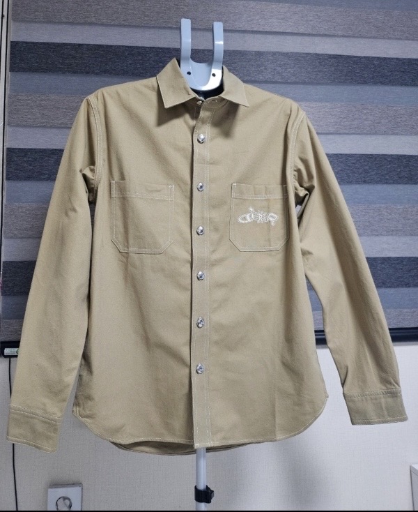 디올 베이지 코튼 셔츠