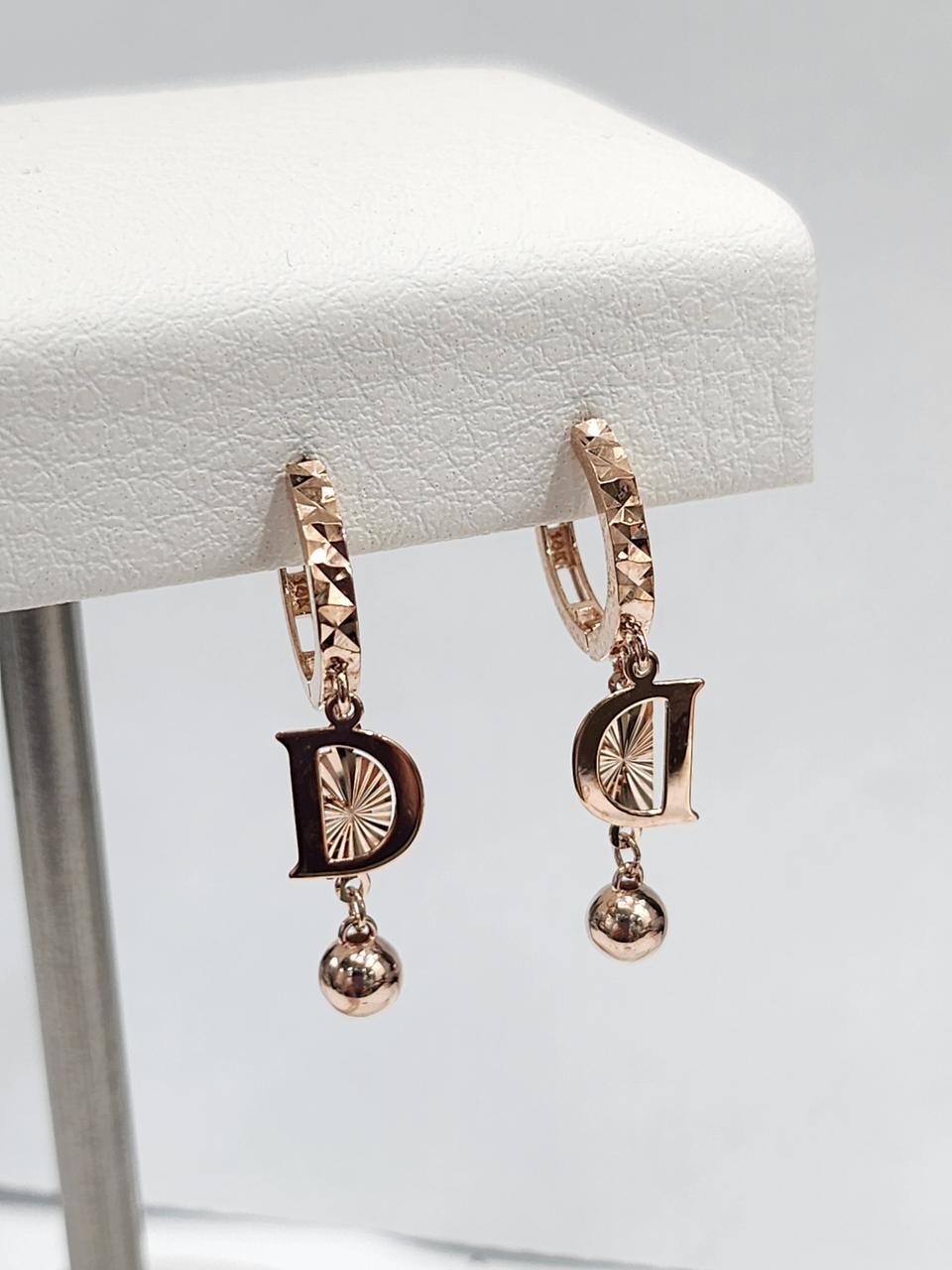 14k D 딸랑이 귀걸이