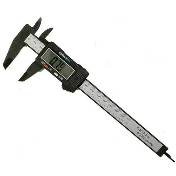 새 검정 0-150mm 디지털 LCD 캘리퍼스 얼굴 눈썹 측정용 정밀 자