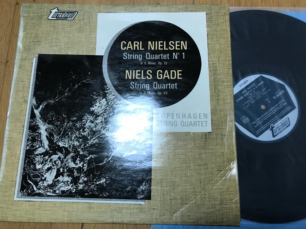 수입초반LP) 코펜하겐혀악사중주단 - 칼 닐센 현악 4중주 음반