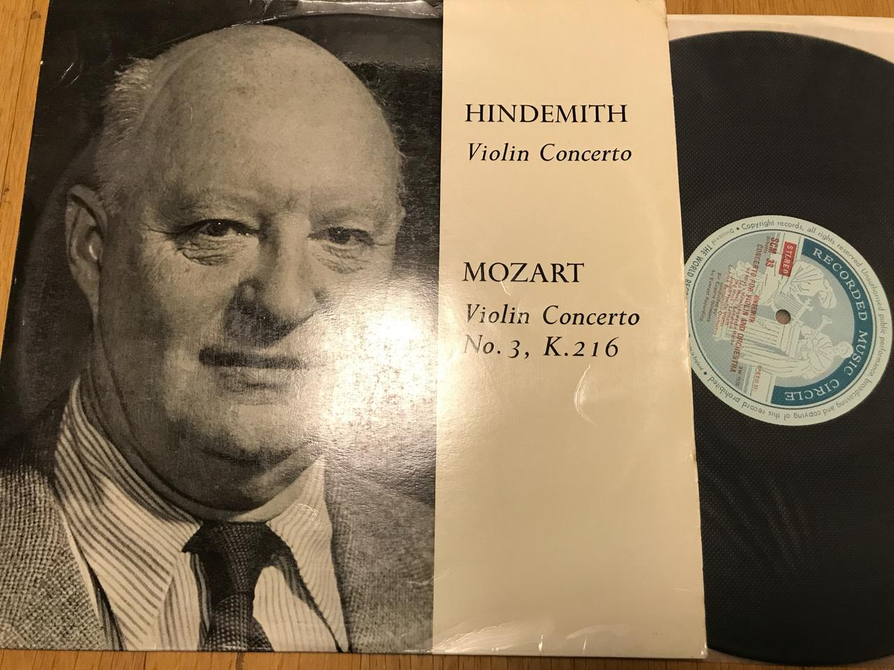수입LP) 힌데미트 모차르트 바이올린 협주곡