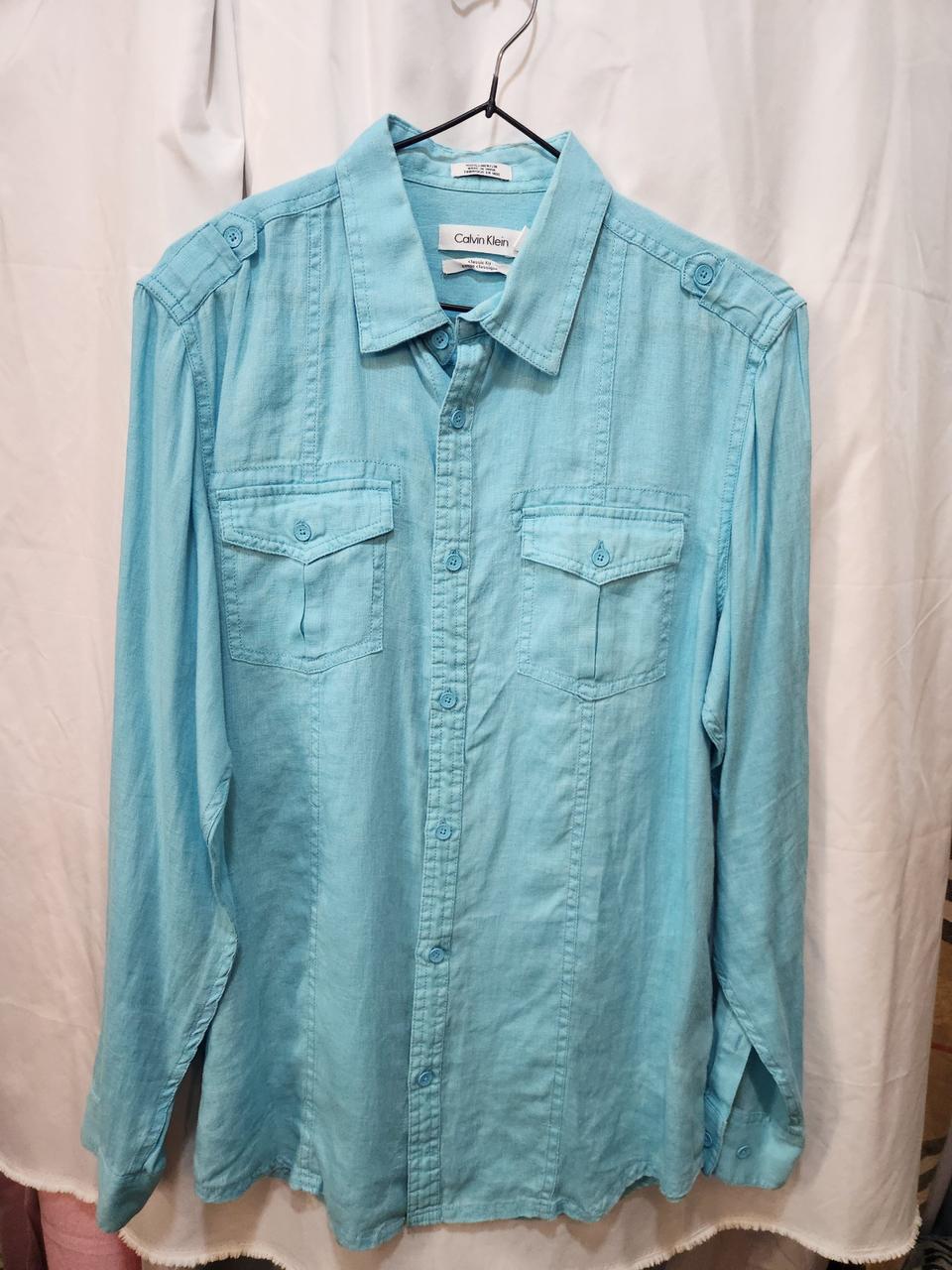 캘빈클라인 린넨 셔츠