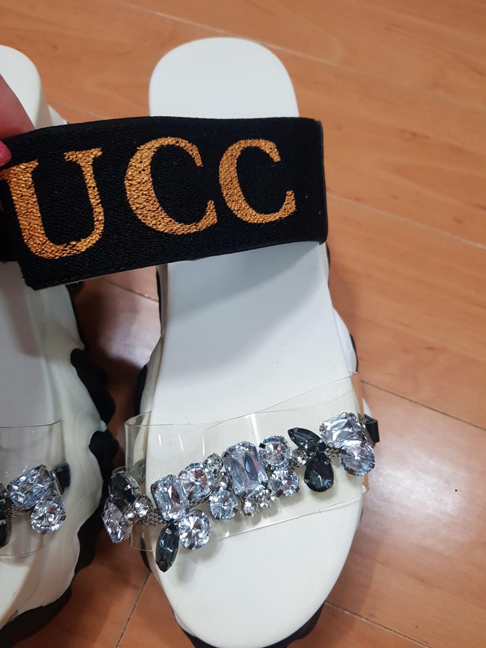 통굽슬리퍼(235)미사용