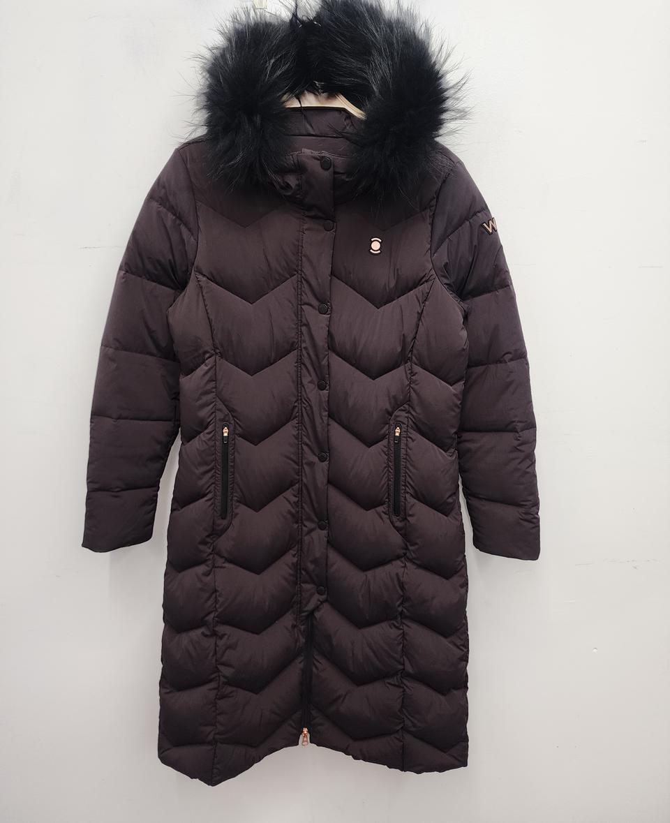 와이드앵글 여성 구스 롱패딩(90사이즈)