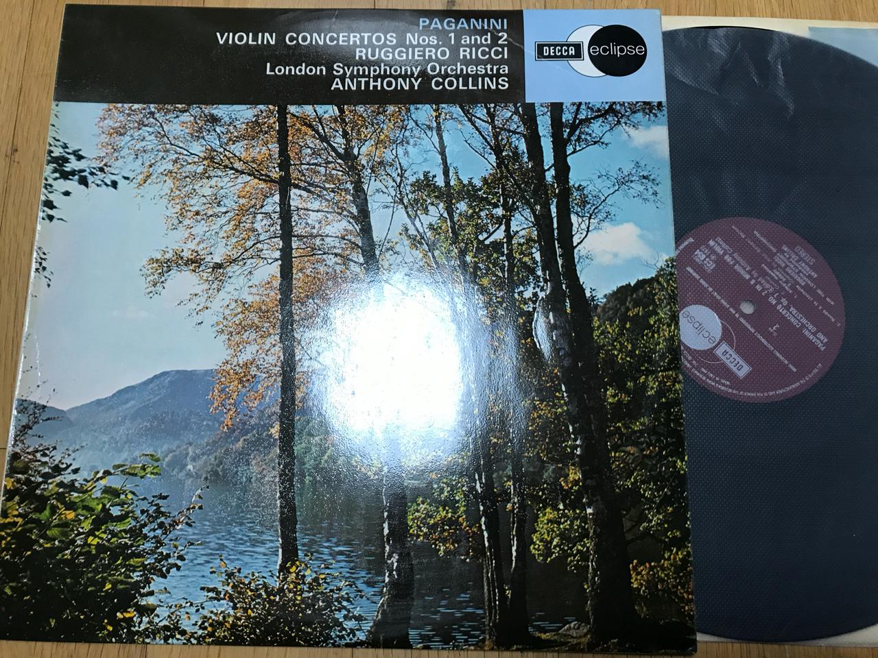 수입LP) 루기에로 리찌 -파가니니 바이올린 협주곡