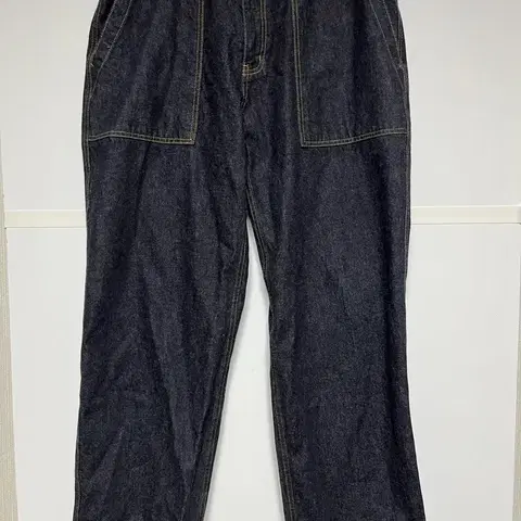 프리즘웍스 와이드 데님 청바지