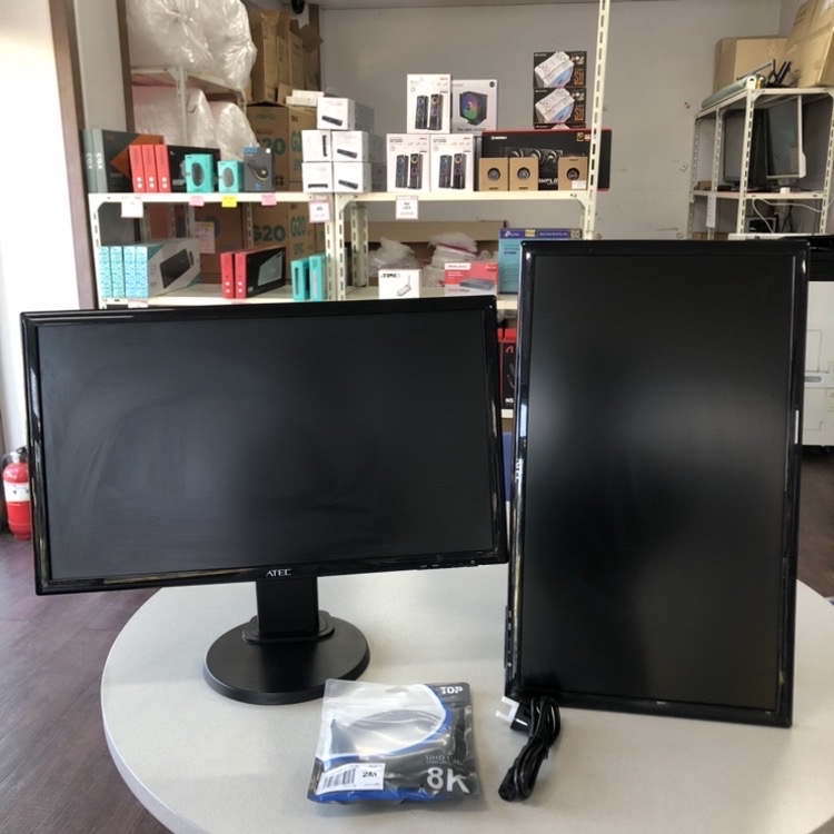 사무용 게임용 에이텍 24인치 평면모니터 60Hz 판매합니다!