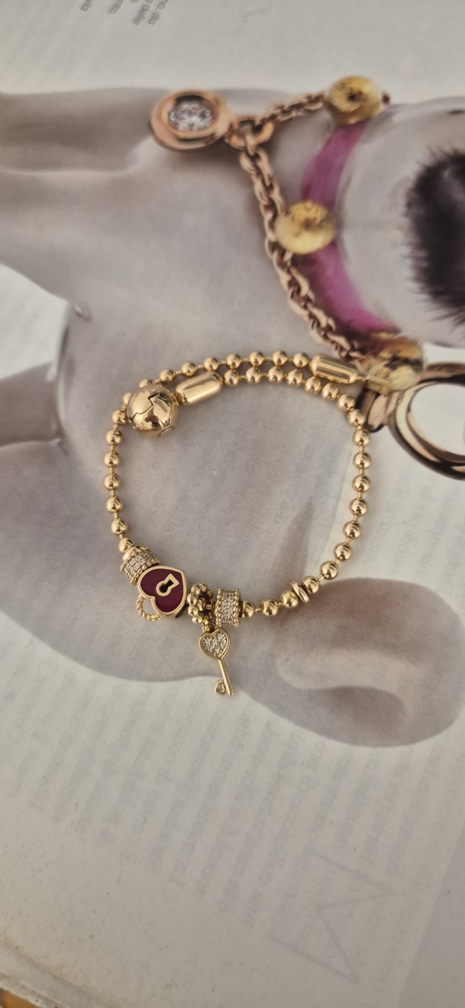 18k 도로시 이쁜  참 팔찌