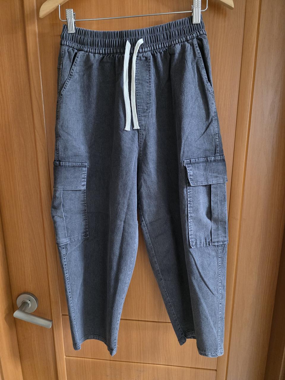 흑청 카고 바지..고퀄라인