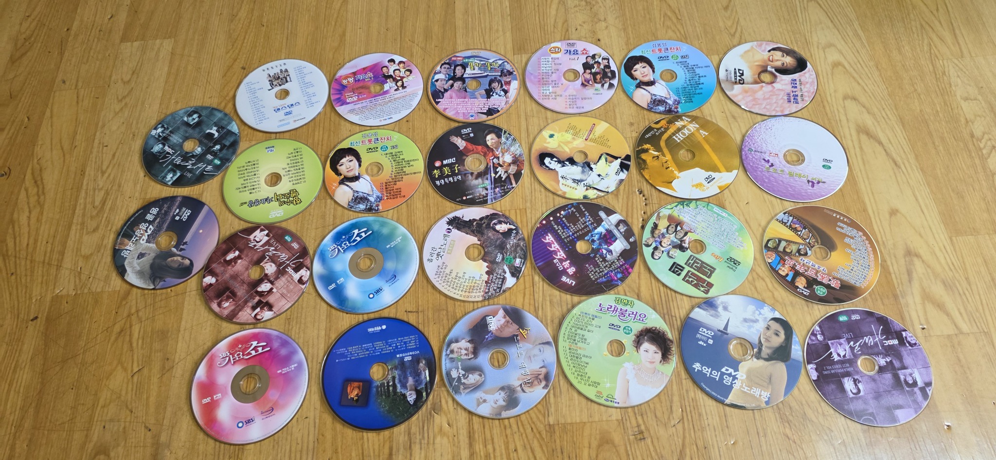 국내 가요 DVD CD 34장 일괄