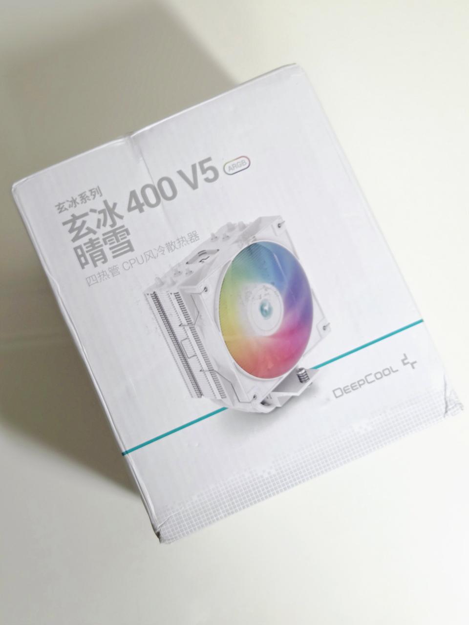 딥쿨 AG400 WH ARGB 화이트 CPU 쿨러