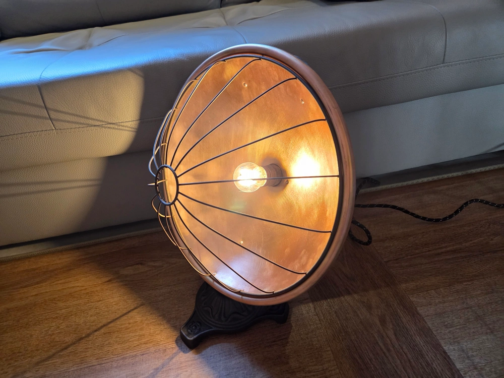 1900년대 초반 미제 리얼 엔틱 웨스팅하우스 큰 구리주물 램프 무료배송