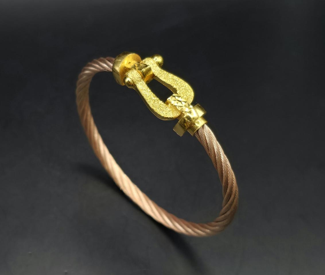 24k 순금 3돈 프레드 와이어 팔찌