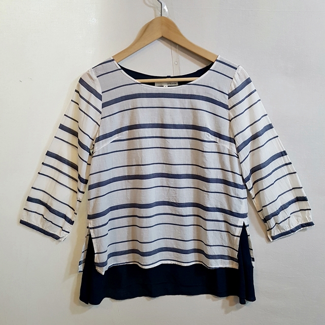 pink adobe 레이어드 블라우스 