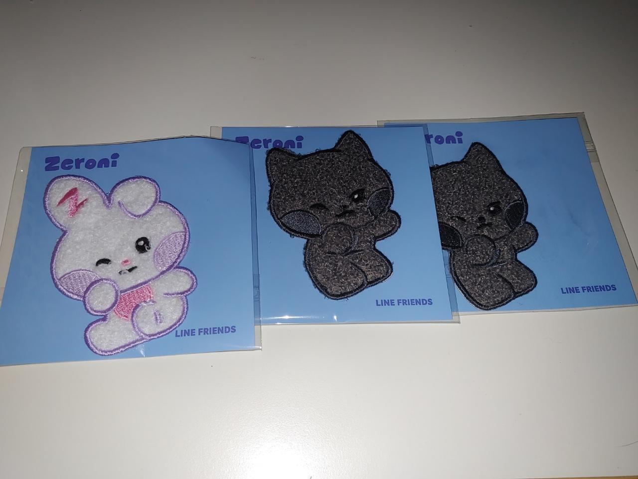 제로니 에디션 제로베이스원 뽀글털 스티커