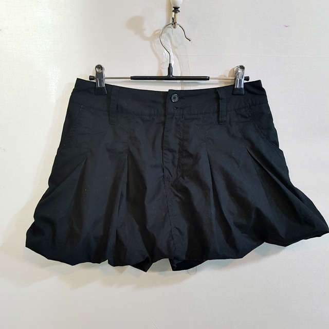 블랙 밴딩 치마바지