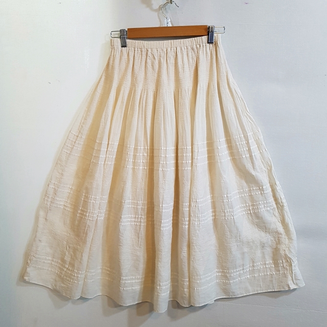 sarai 밴딩 스커트 아이보리