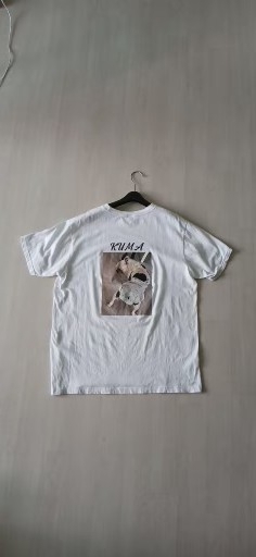 백프린트 면티