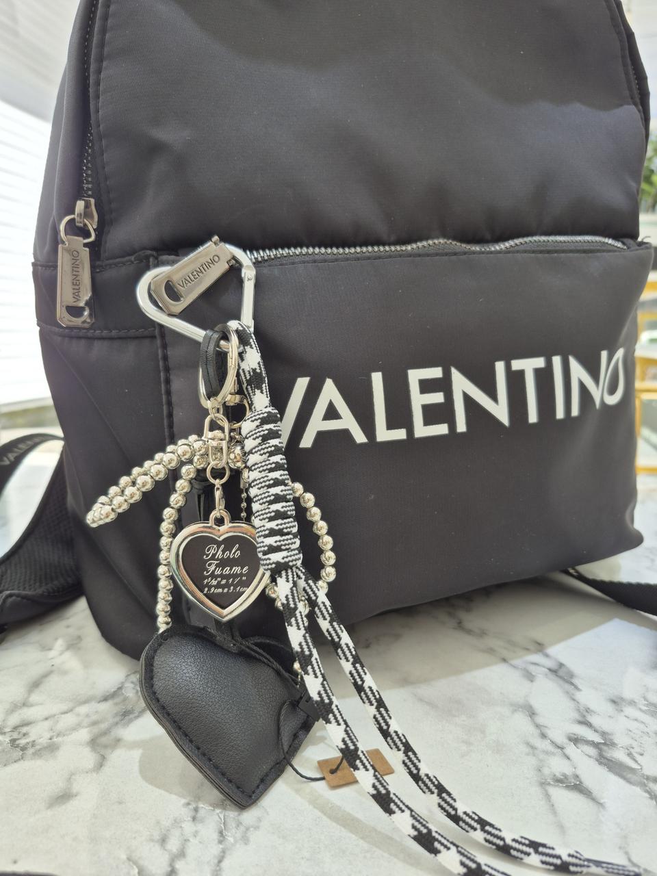 진주 하트 블랙 키링