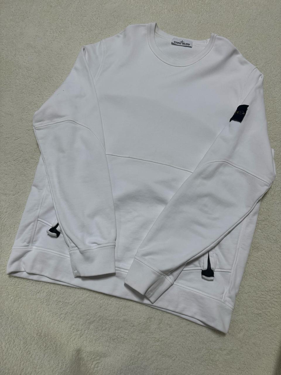 스톤아일랜드 사이드 지퍼 포켓 맨투맨 xl