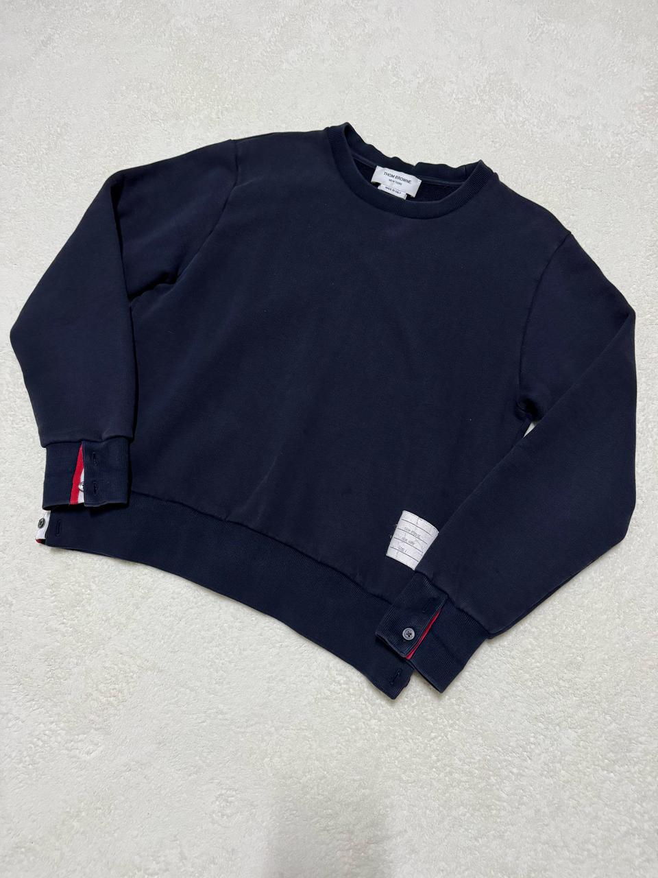 톰브라운 백 삼선 맨투맨 1사이즈