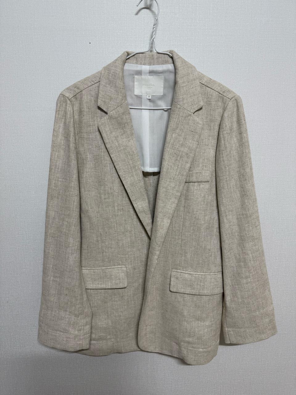 PUREDA 린넨 자켓