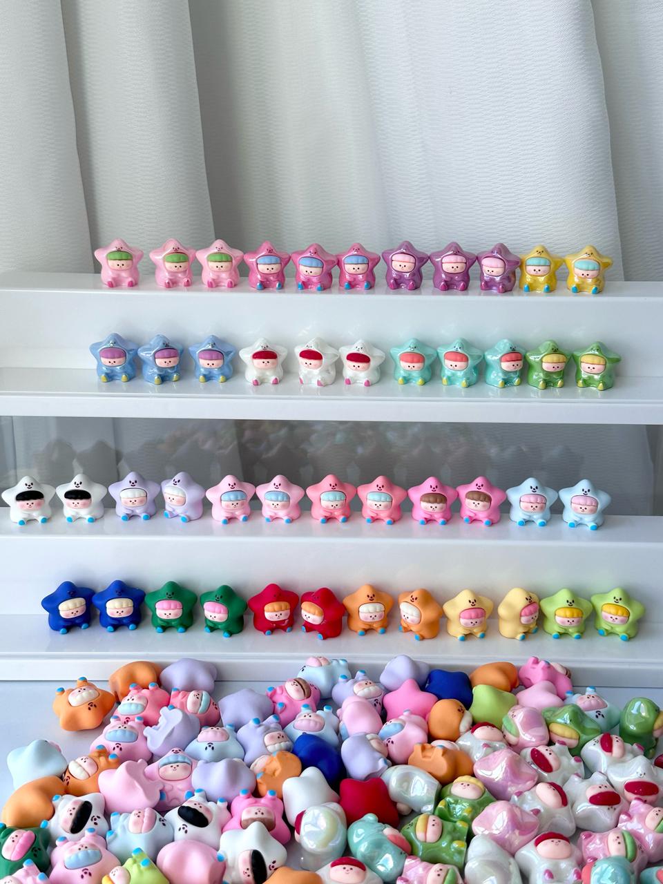 핸드메이드 수지 AMLLS 아마릴리스 별 스타 미니피큐어