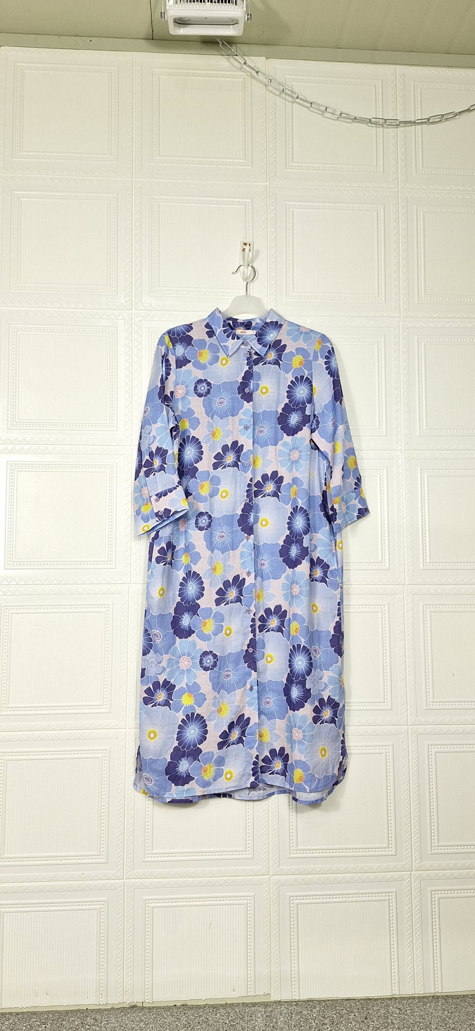 55 오일릴리 원피스 마원피스  미디원피스 단추원피스