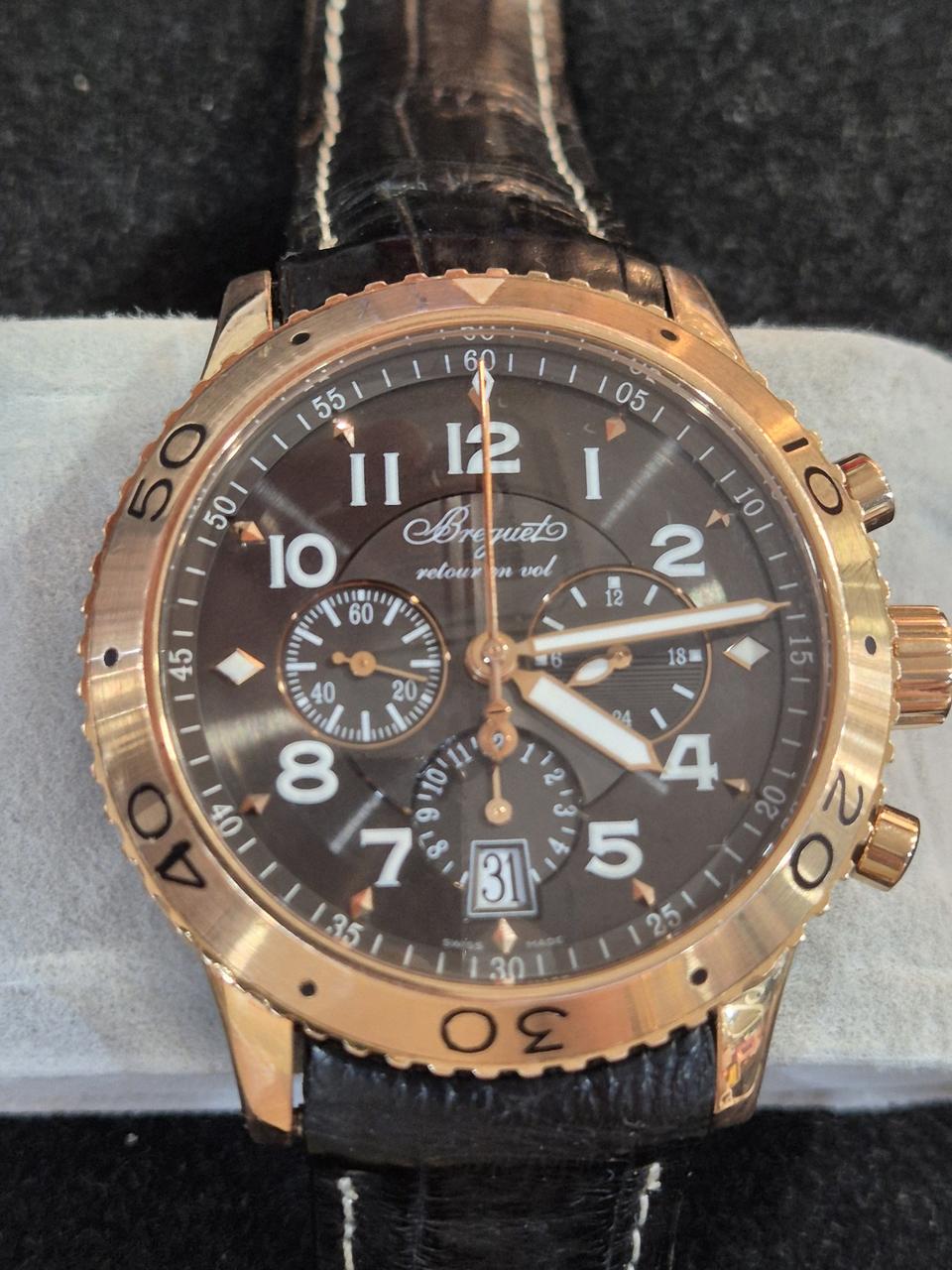 브레게 타입XXI 3810 로즈골드42mm 금통