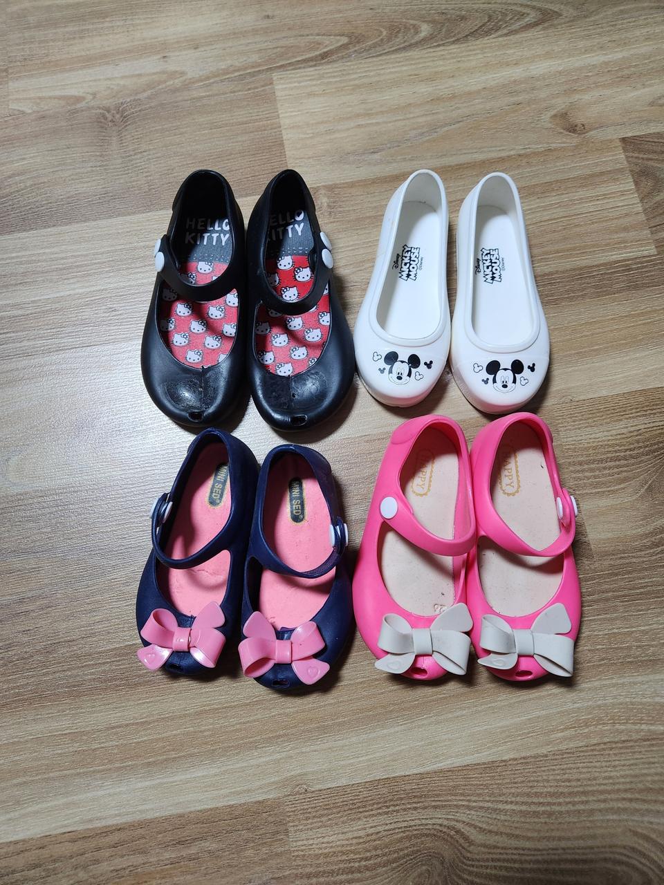 120~150 4켤레 일괄 아동 젤리슈즈 워터슈즈