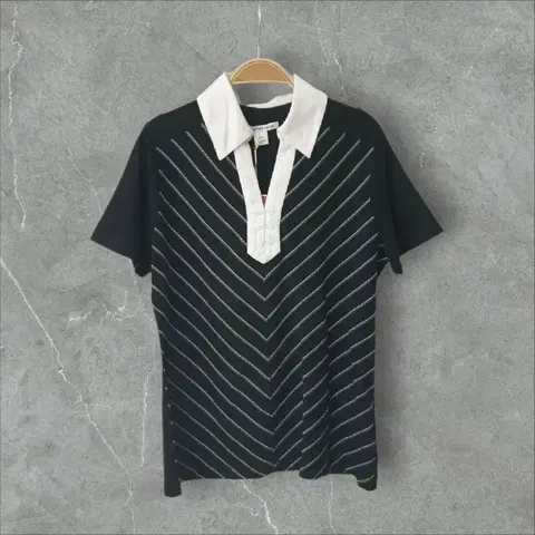 커터앤벅 골프 반팔 카라 티 / 새상품