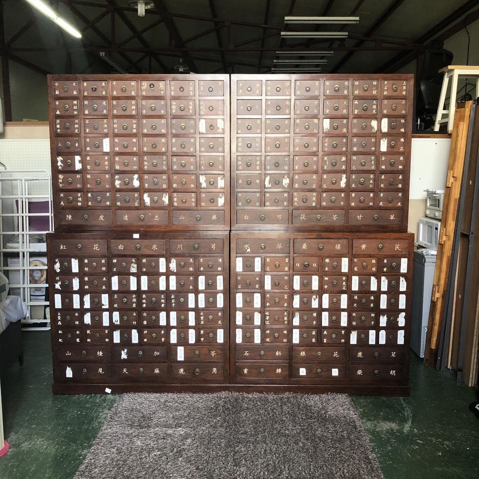 한의원 대형 약장세트