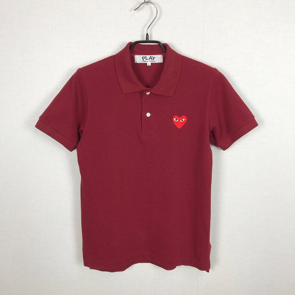 꼼데가르송 반팔 카라티셔츠 여성L