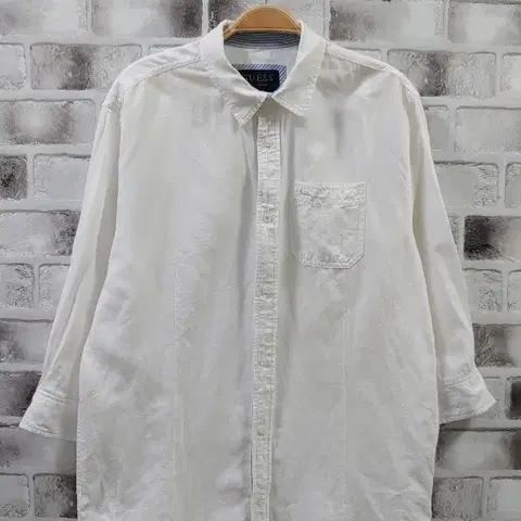 105 게스 린넨 셔츠 743