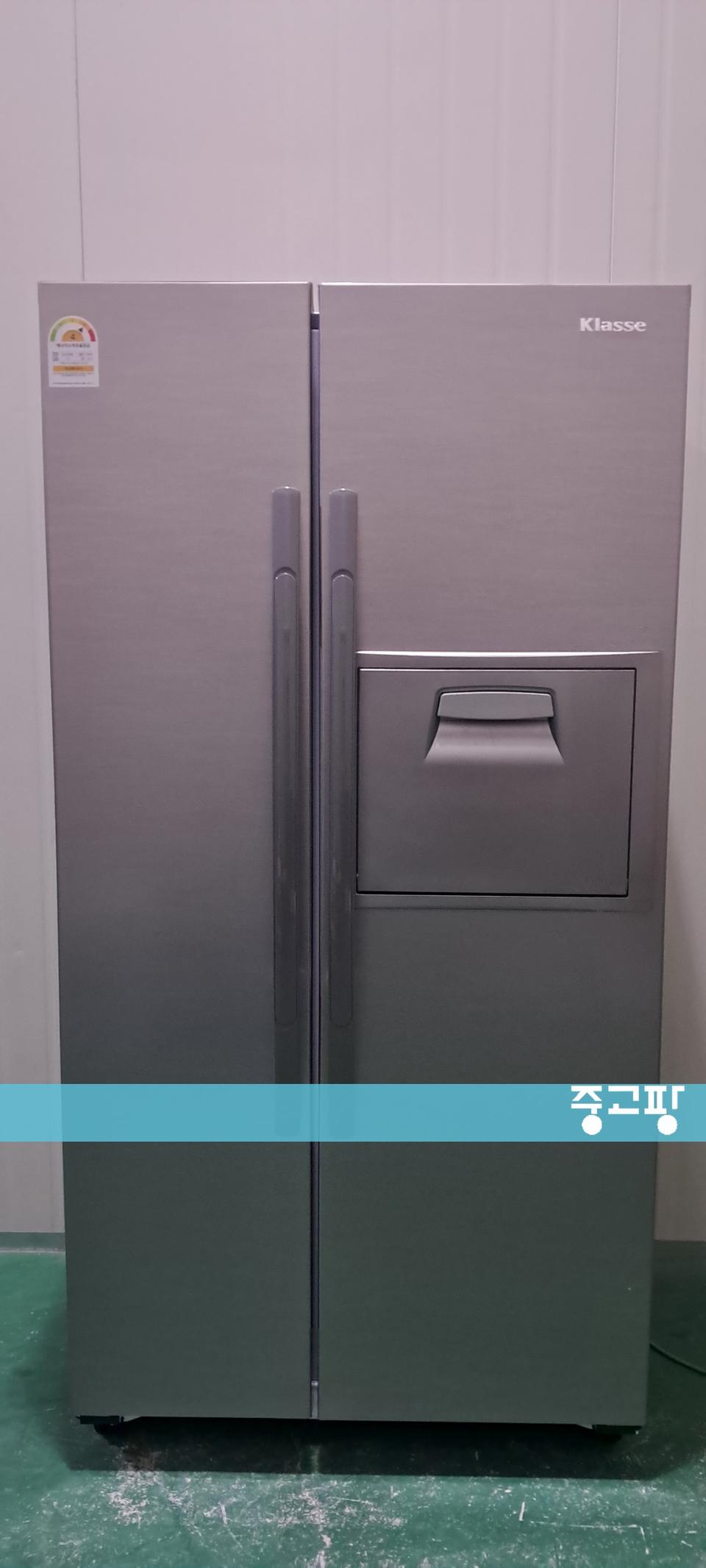 1568 대우클라쎄 550L 2도어양문형냉장고(메탈실버)